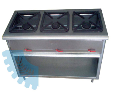 COCINA TRES QUEMADORES